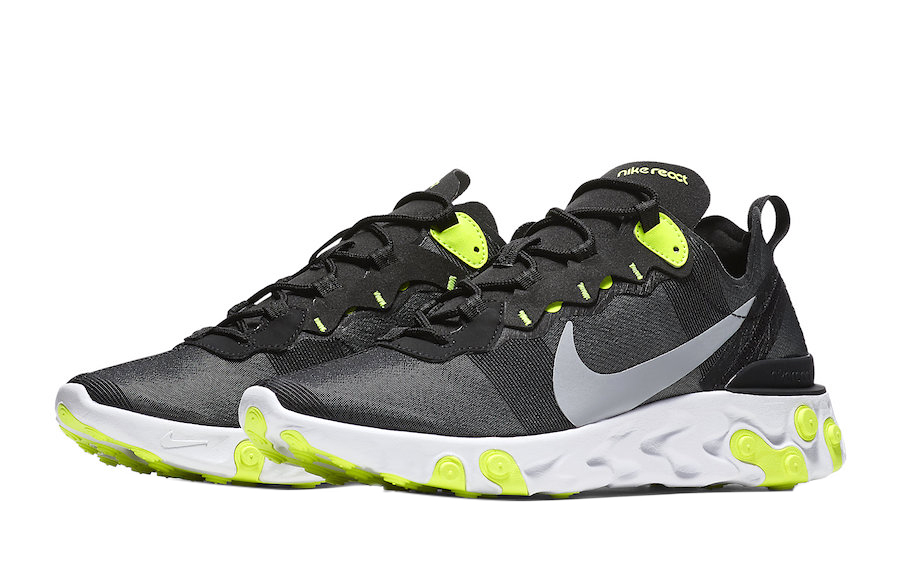 Nike React Element 55 Black Volt