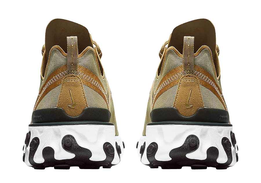 Nike React Element 55 Metallic Gold