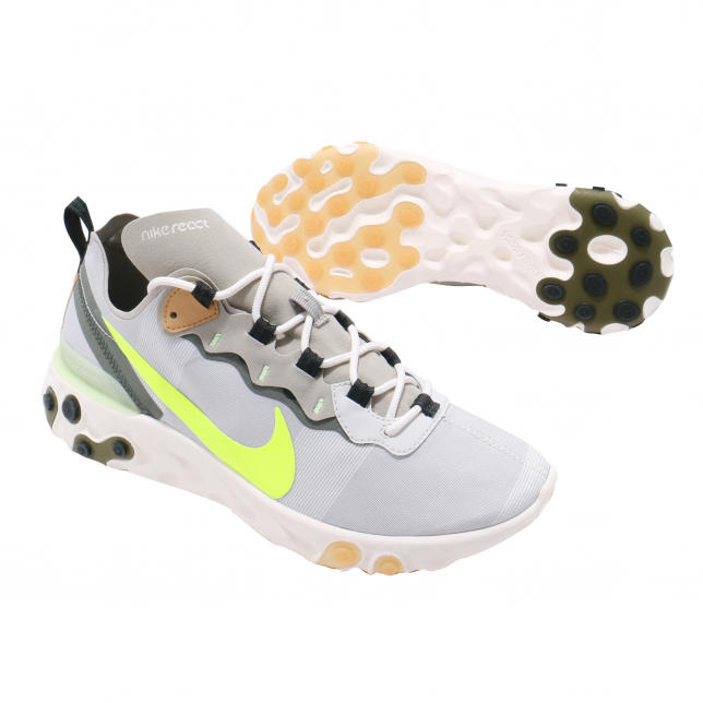 Nike React Element 55 Spruce Aura Volt
