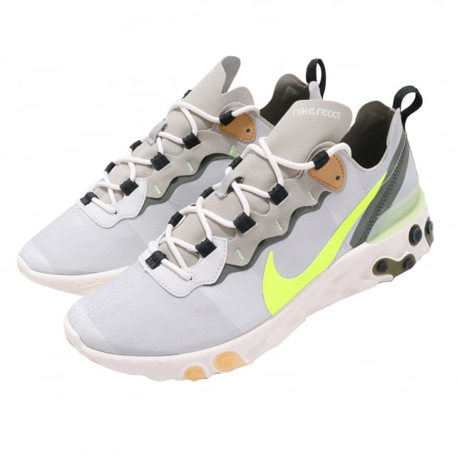 Nike React Element 55 Spruce Aura Volt