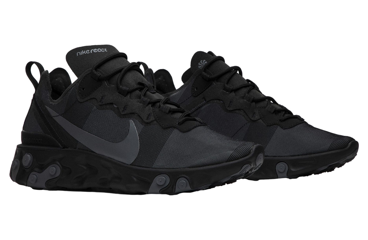Nike React Element 55 Triple Black