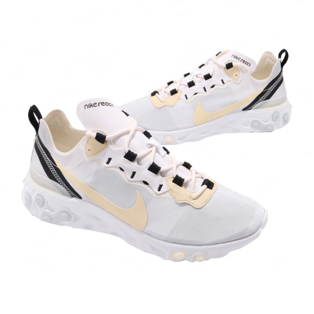 Nike React Element 55 White Pale Vanilla