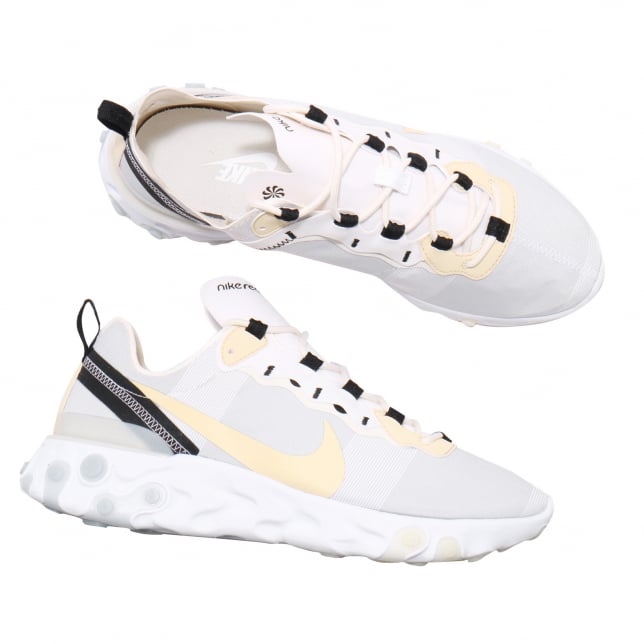 Nike React Element 55 White Pale Vanilla