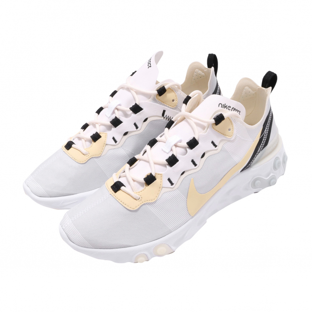Nike React Element 55 White Pale Vanilla