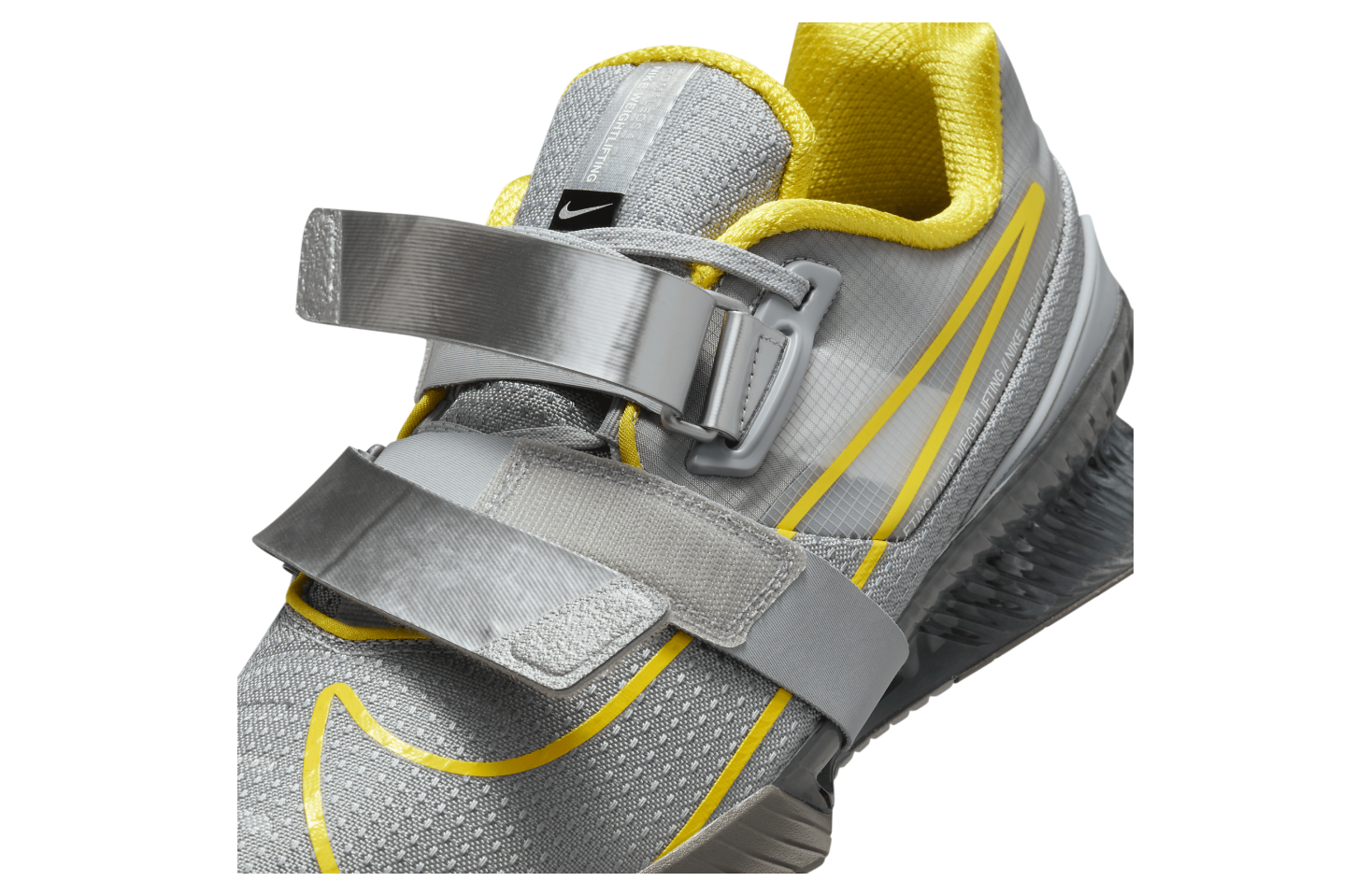 Nike Romaleos 4 Wolf Grey Lightening Weightlifting Training Shoes‎ Men Size 10.5 Nike Romaleos 4 Wolf Grey Lightening Men main image 2