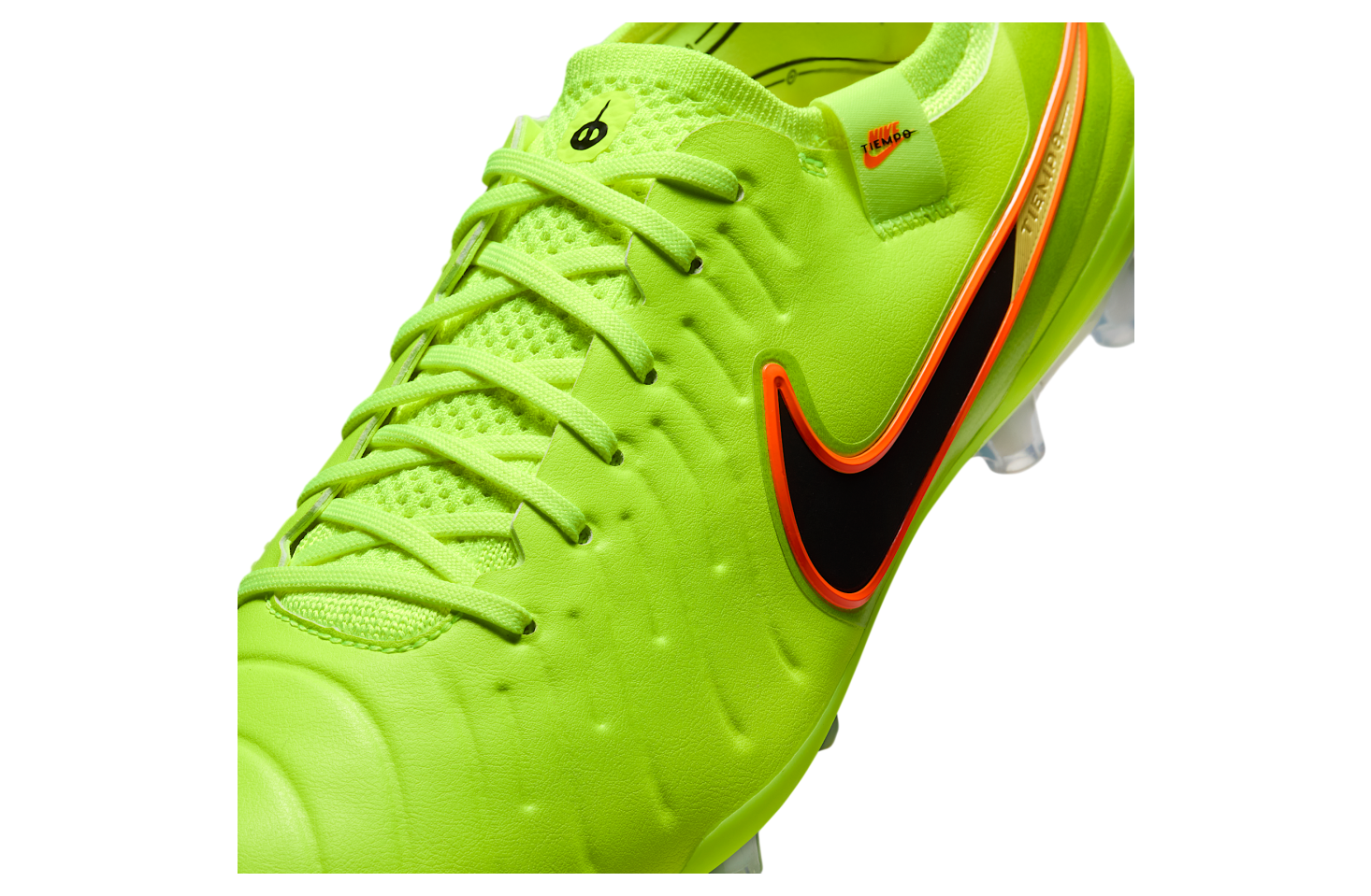 Nike Tiempo Legend 10 Elite Low AG Volt / Black
