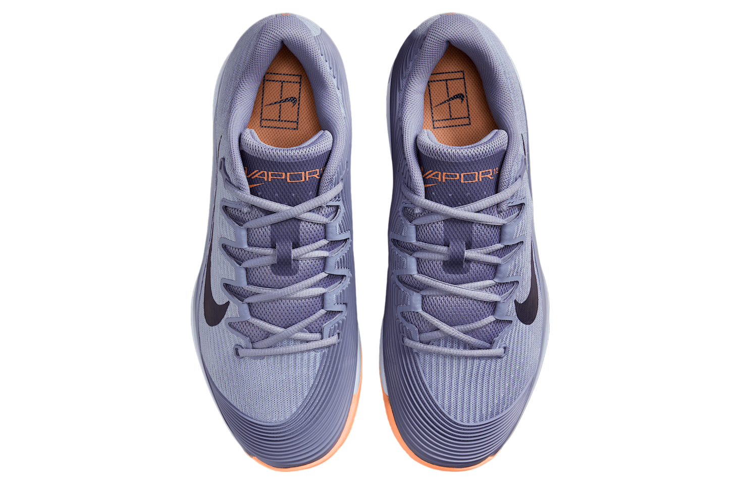 Nike Vapor 12 Ashen Slate / Light Armory Blue (Clay Court)