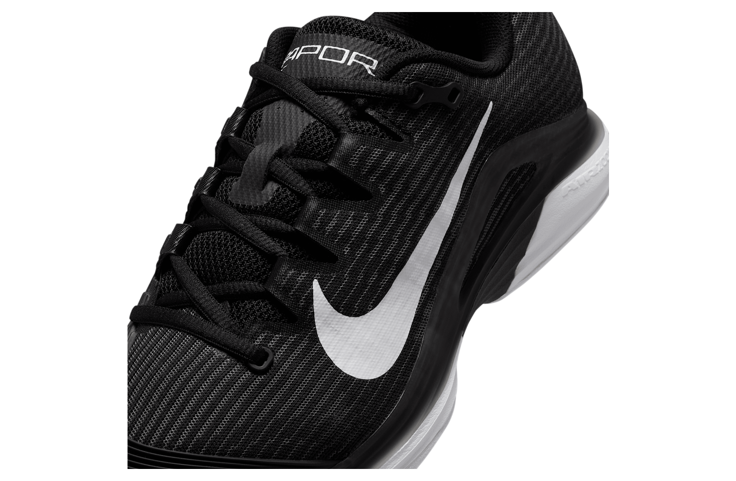 Nike Vapor 12 Black / Dark Smoke Grey (Clay Court)