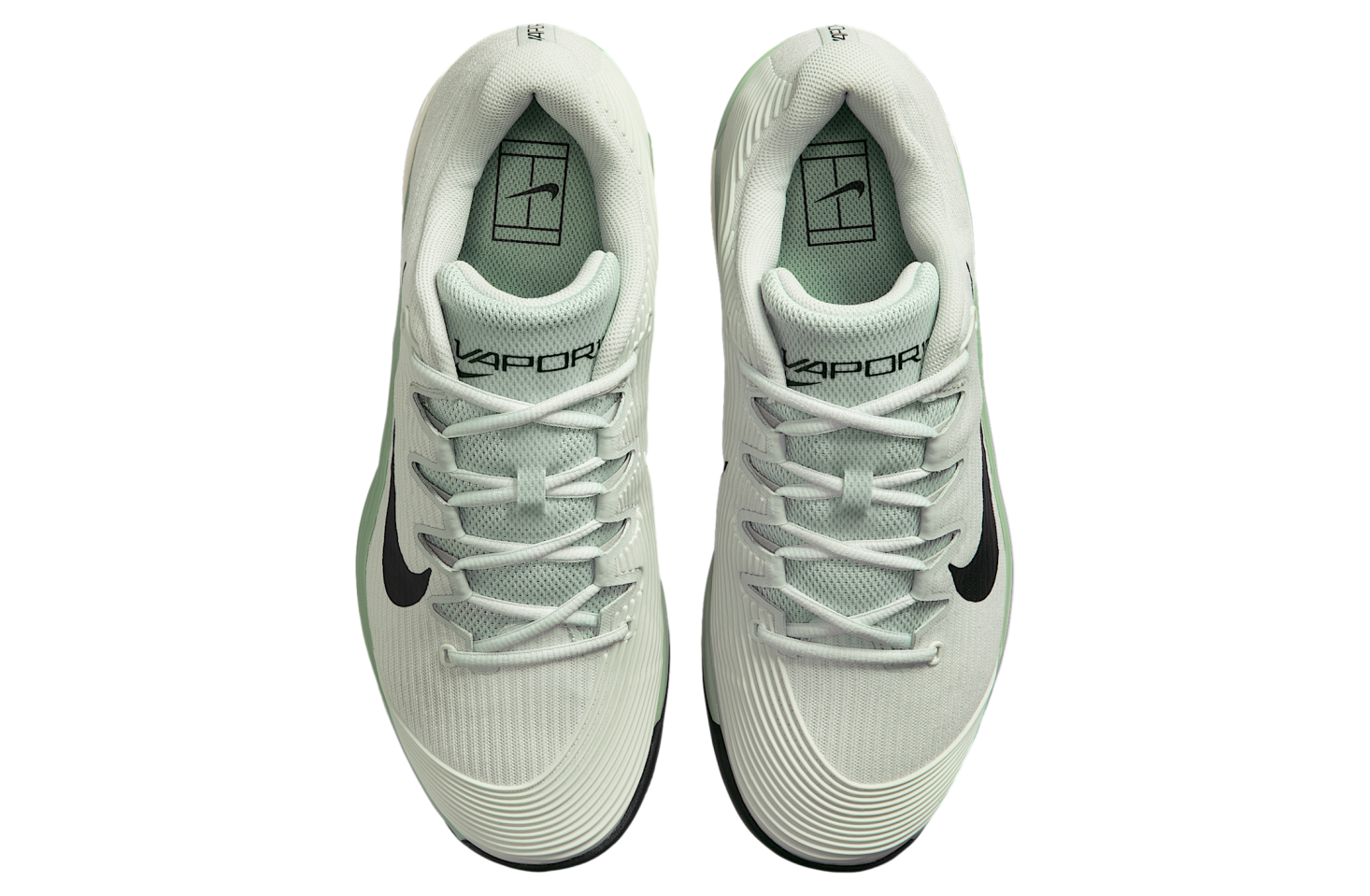Nike Vapor 12 Light Silver / Steam (Hard Court)