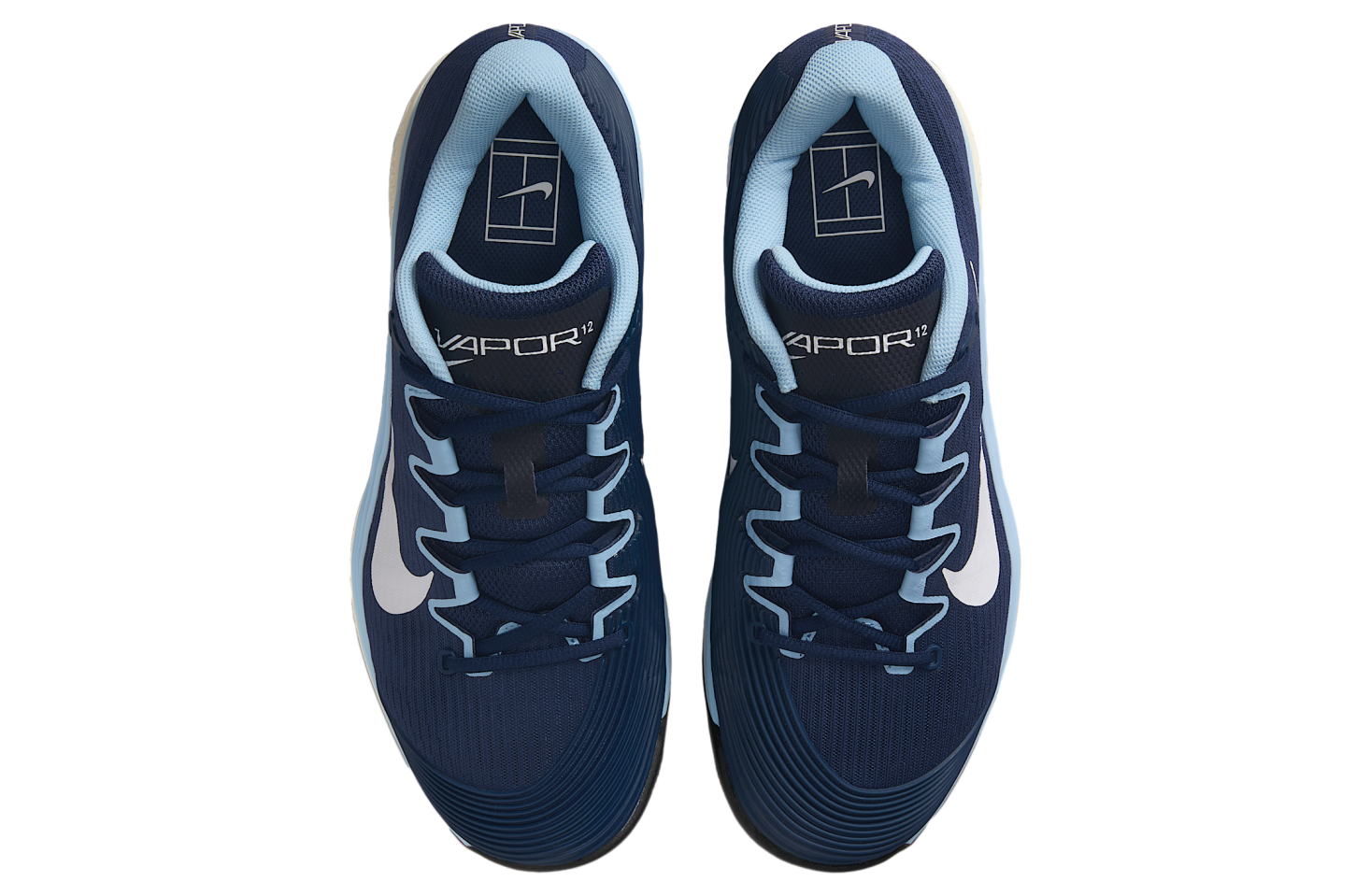 Nike Vapor 12 Midnight Navy / Psychic Blue (Hard Court)