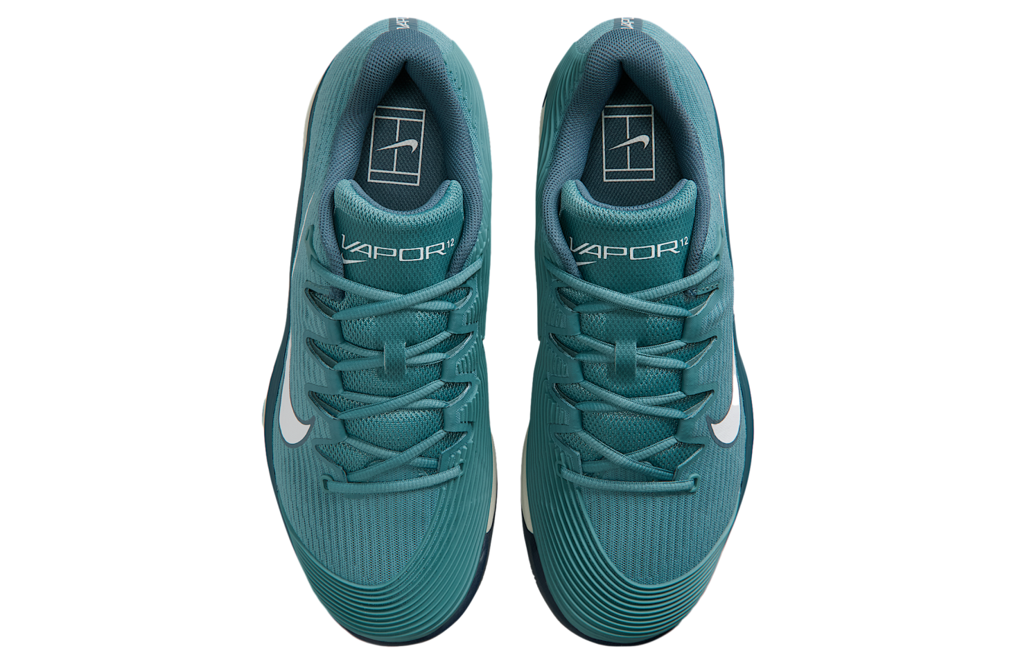Nike Vapor 12 Smokey Blue / Light Bone (Hard Court)