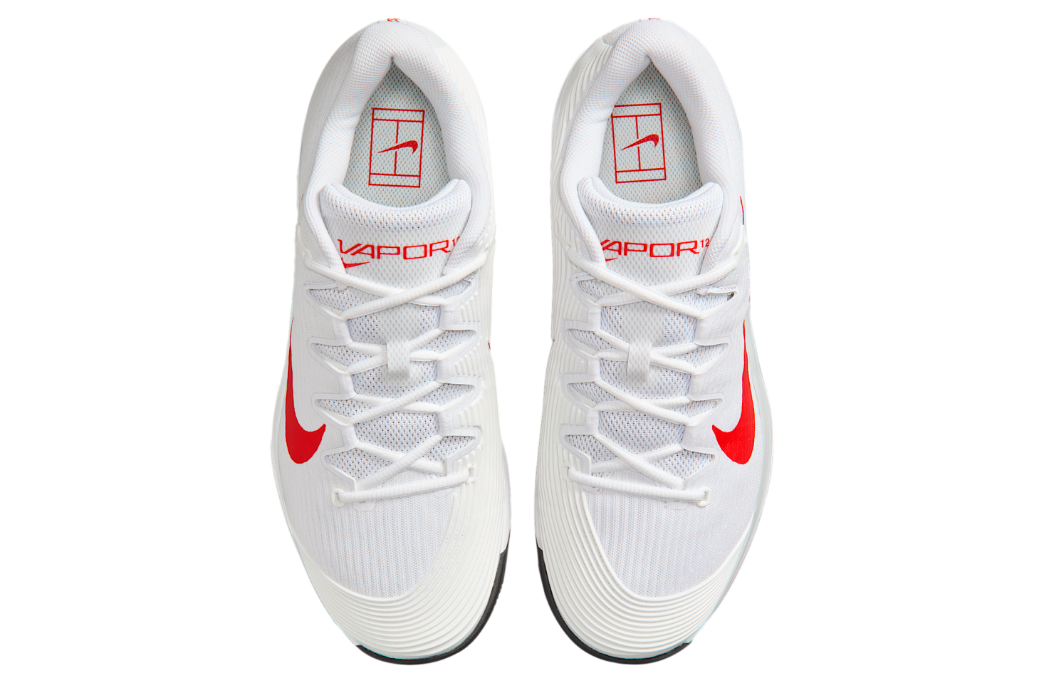 Nike Vapor 12 White / Pure Platinum (Hard Court)