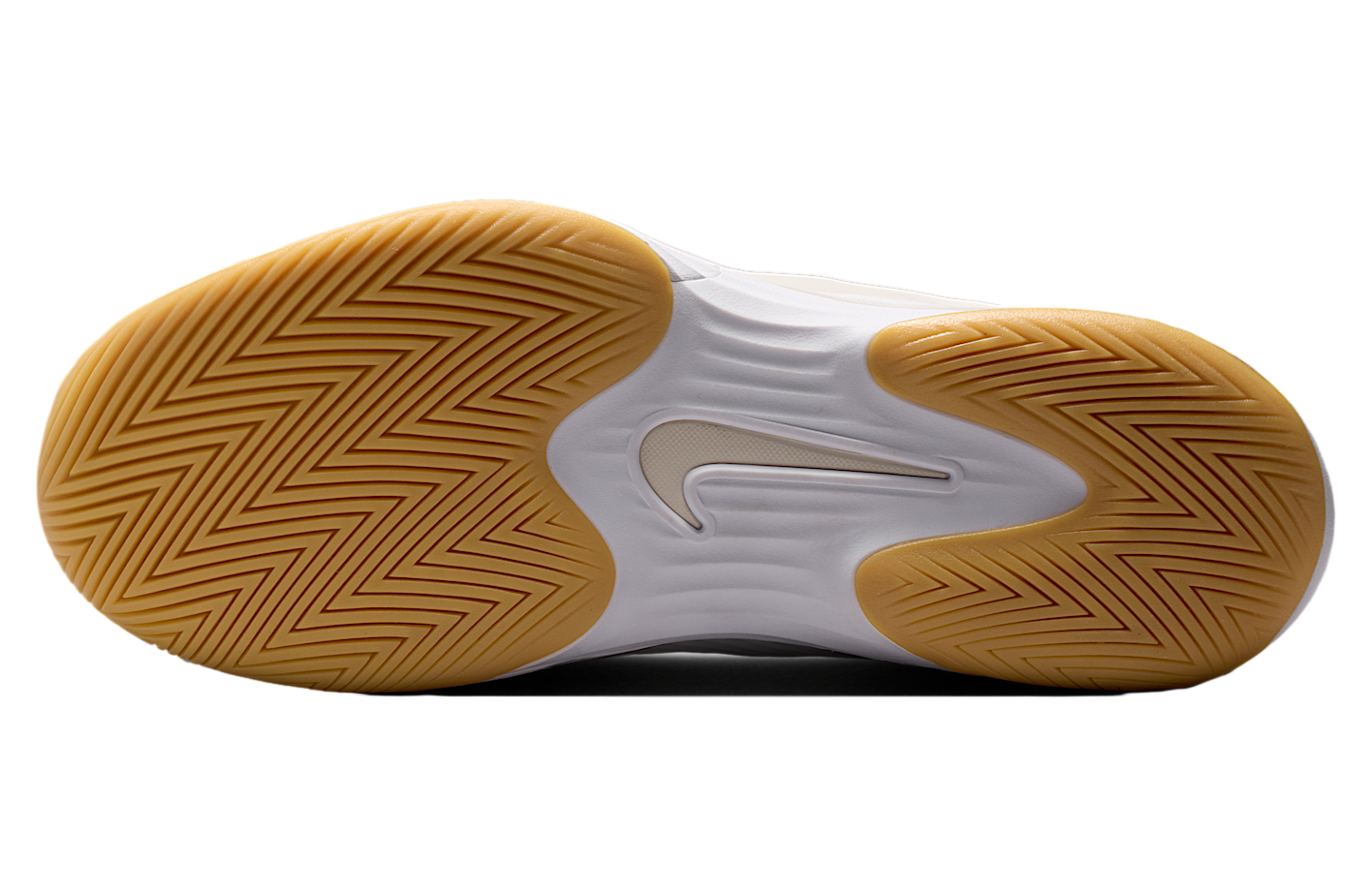 Nike Vapor 12 White / Summit White / Light Orewood Brown (Hard Court)