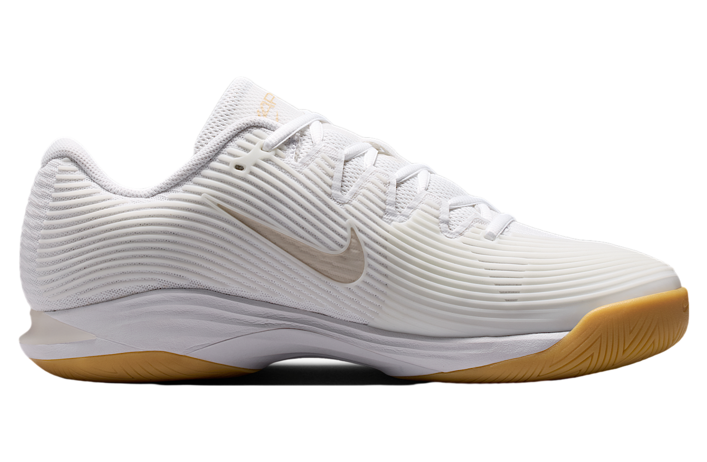 Nike Vapor 12 White / Summit White / Light Orewood Brown (Hard Court)