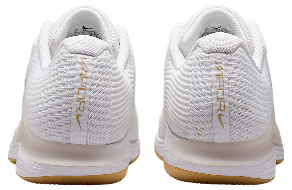 Nike Vapor 12 White / Summit White / Light Orewood Brown (Hard Court)