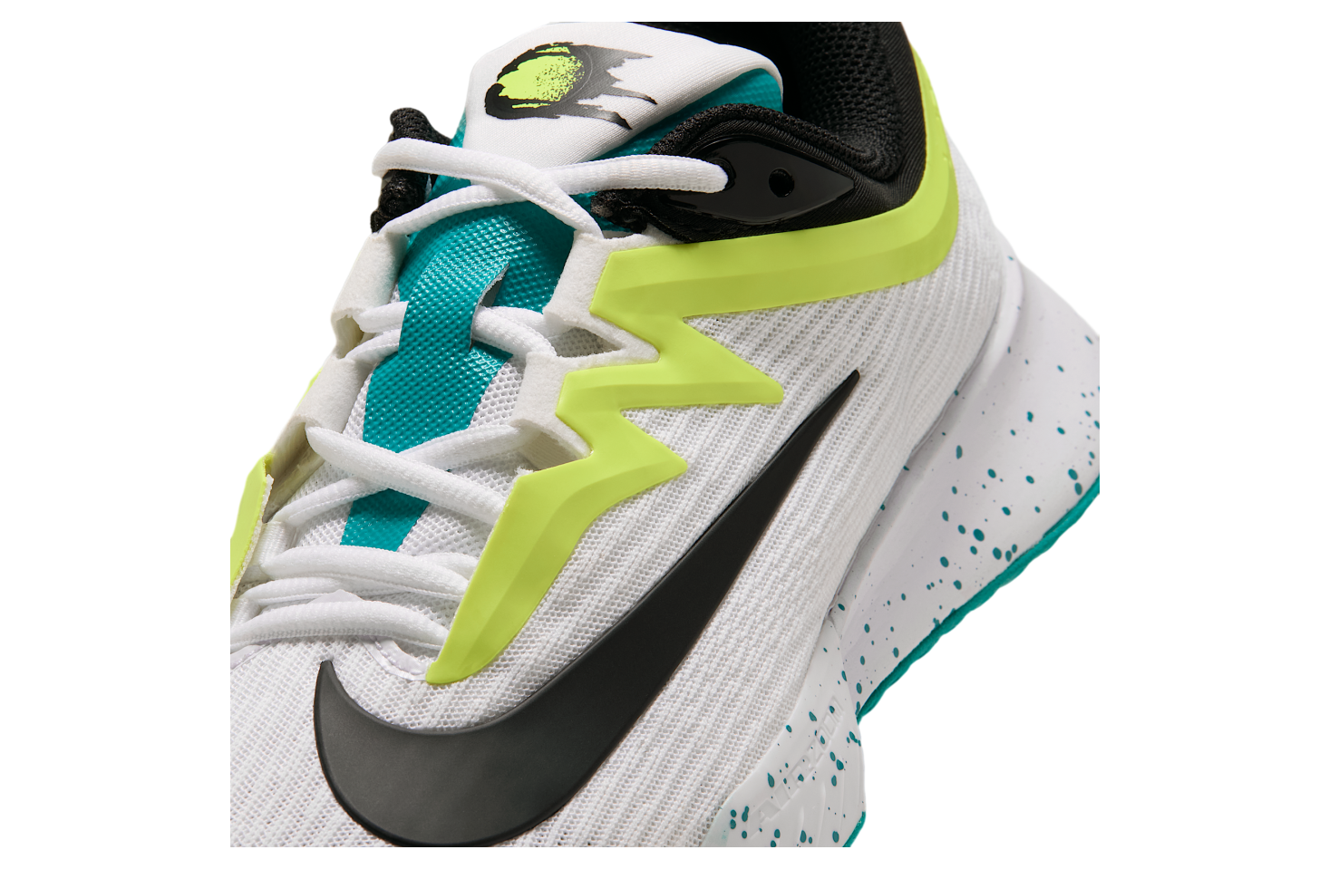 Nike Vapor 12 WMNS White / Volt (Hard Court)