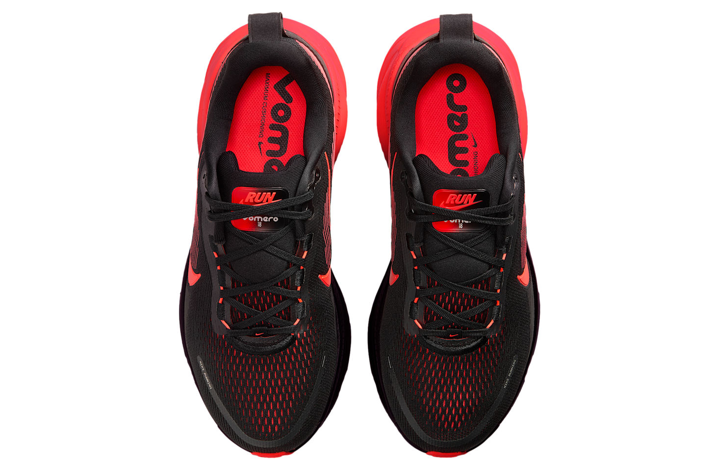 Nike Vomero 18 Black / University Red