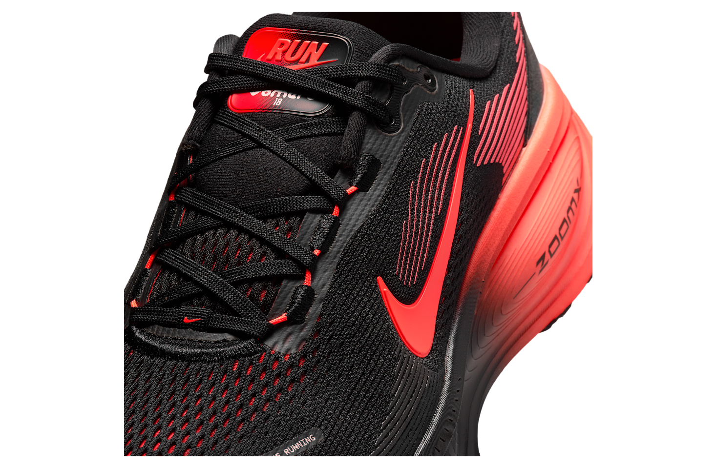 Nike Vomero 18 Black / University Red
