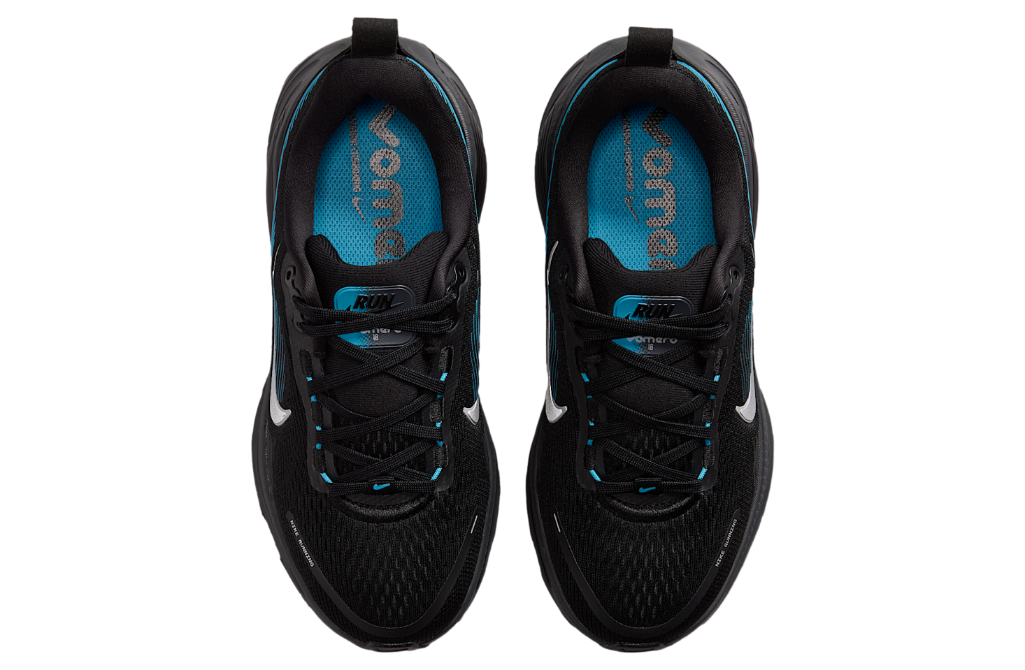Nike Vomero 18 GS Black / Light Current Blue