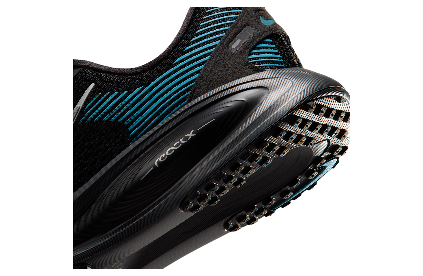 Nike Vomero 18 GS Black / Light Current Blue