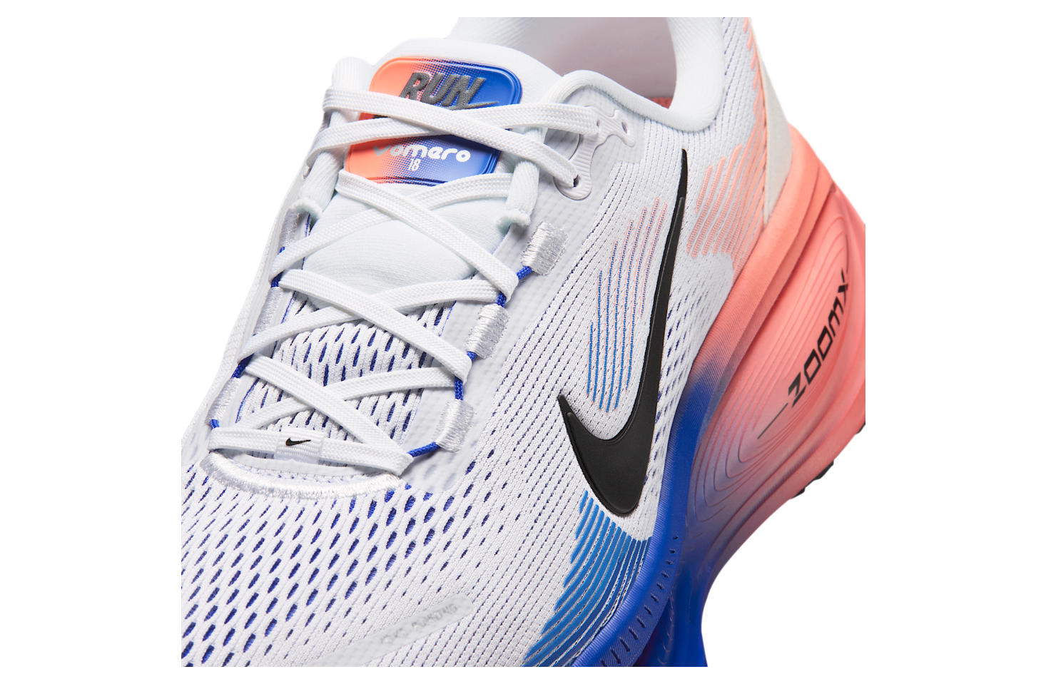Nike Vomero 18 White / Racer Blue