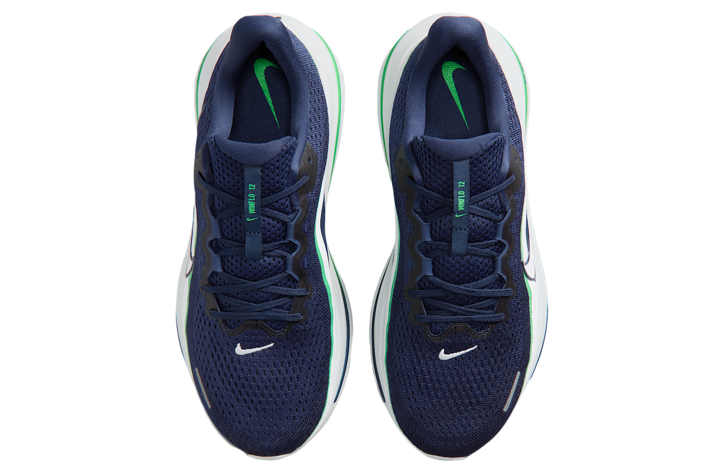 Nike Winflo 12 Midnight Navy / Green Spark