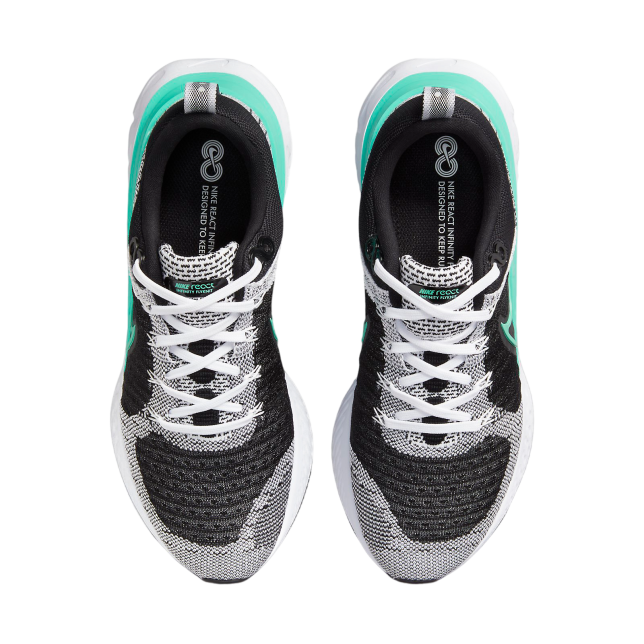 Nike WMNS React Infinity Run Flyknit 2 Aurora Green Black