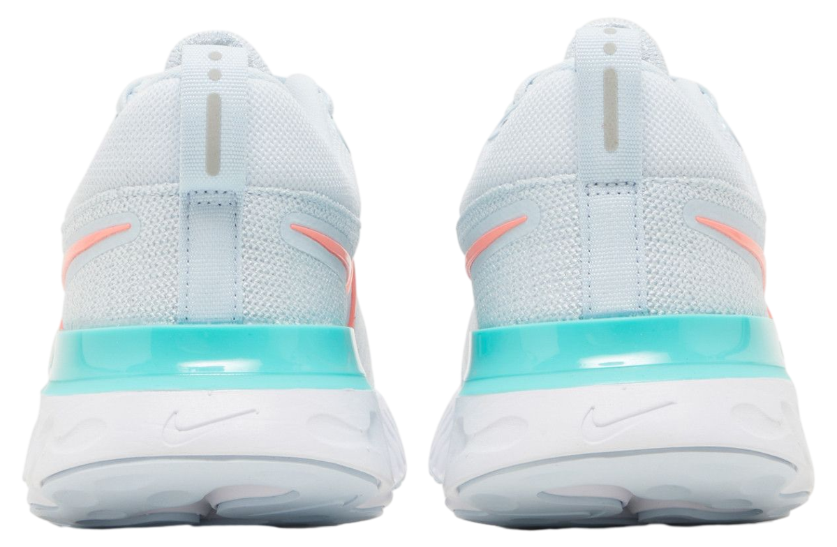 Nike Wmns React Infinity Run Flyknit 2 Blue Tint Lava Glow