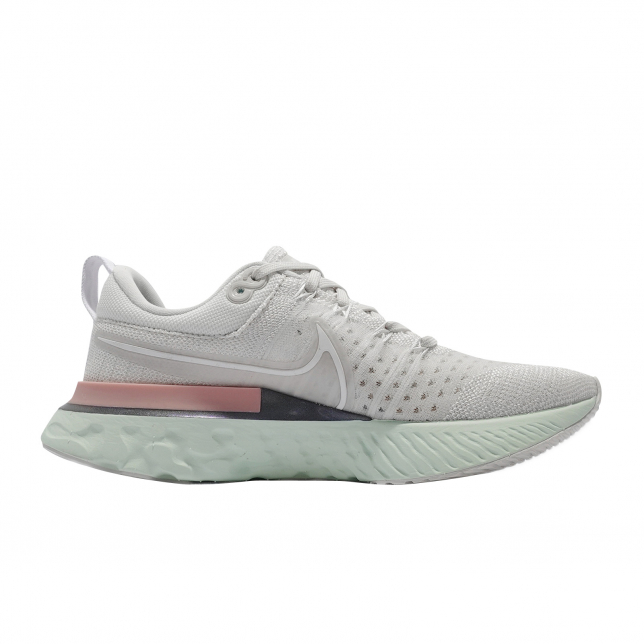 Nike WMNS React Infinity Run Flyknit 2 Platinum Tint White