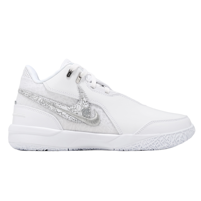 Nike ZM LeBron NXXT Gen AMPD EP White Metallic Silver