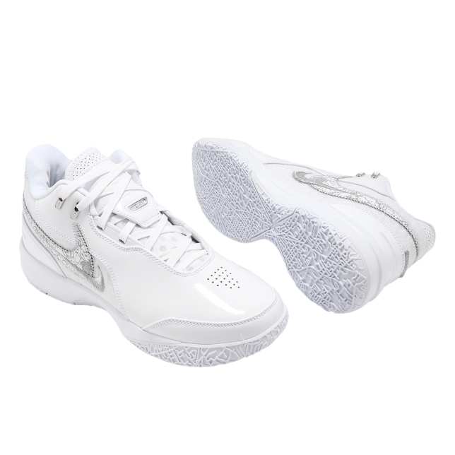 Nike ZM LeBron NXXT Gen AMPD EP White Metallic Silver