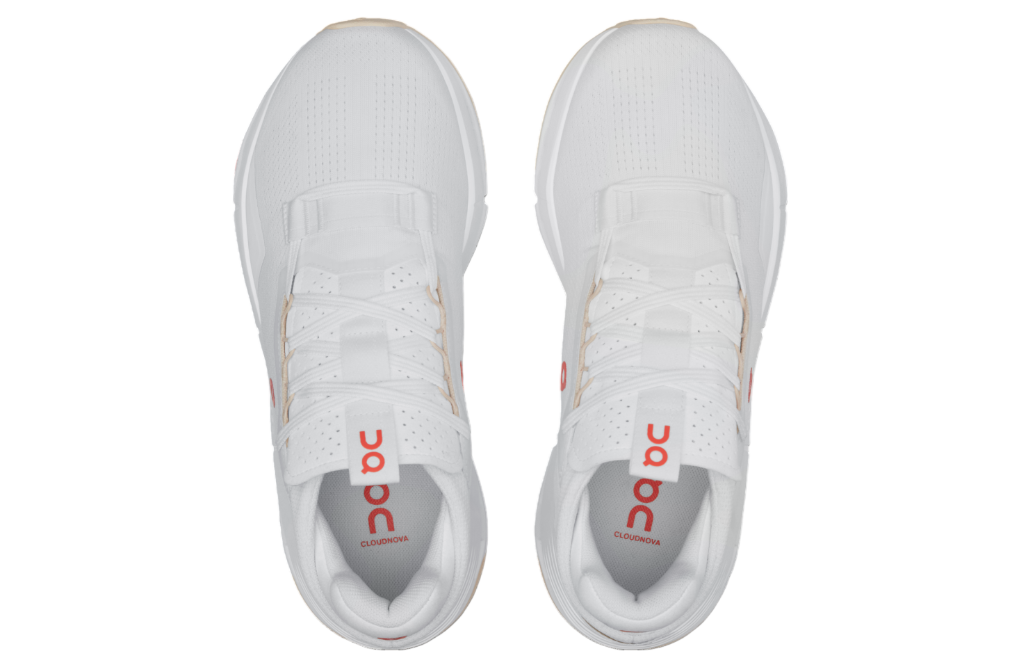 On Cloudnova 2 White / Flame - Sep 2024 - 3ME30210256 
