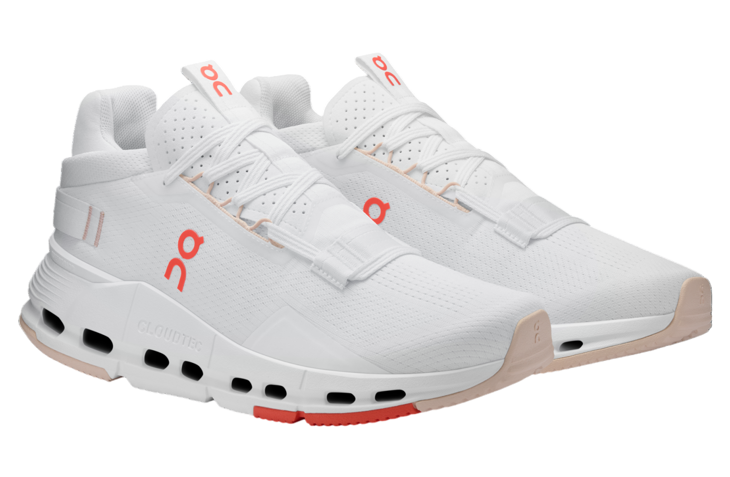 On Cloudnova 2 White / Flame - Sep 2024 - 3ME30210256 