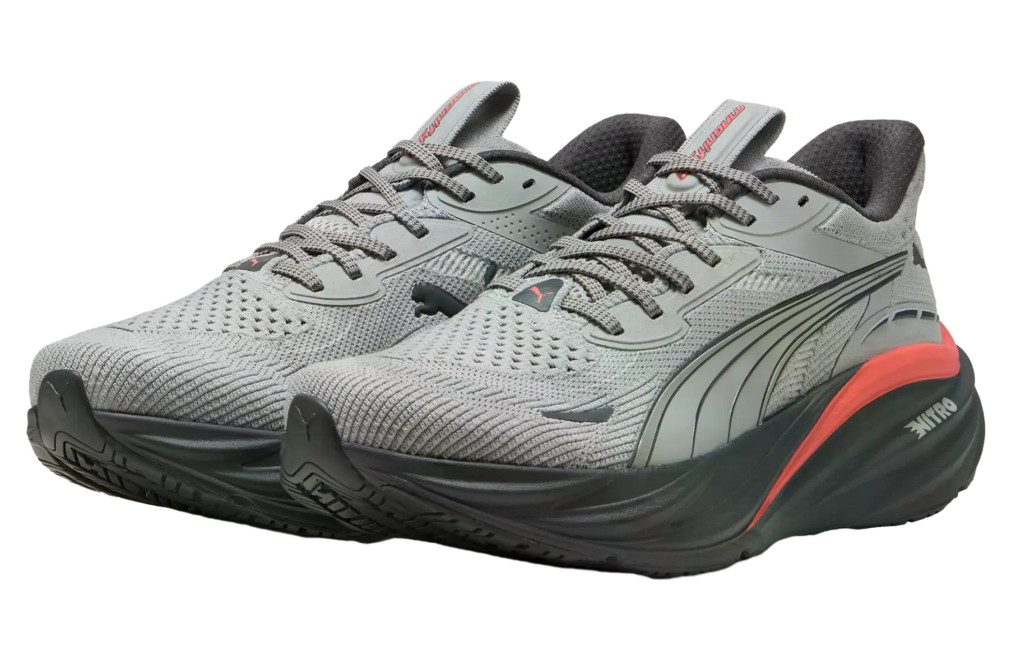 Puma Magnify Nitro 3 Gray Echo / Red Glamour