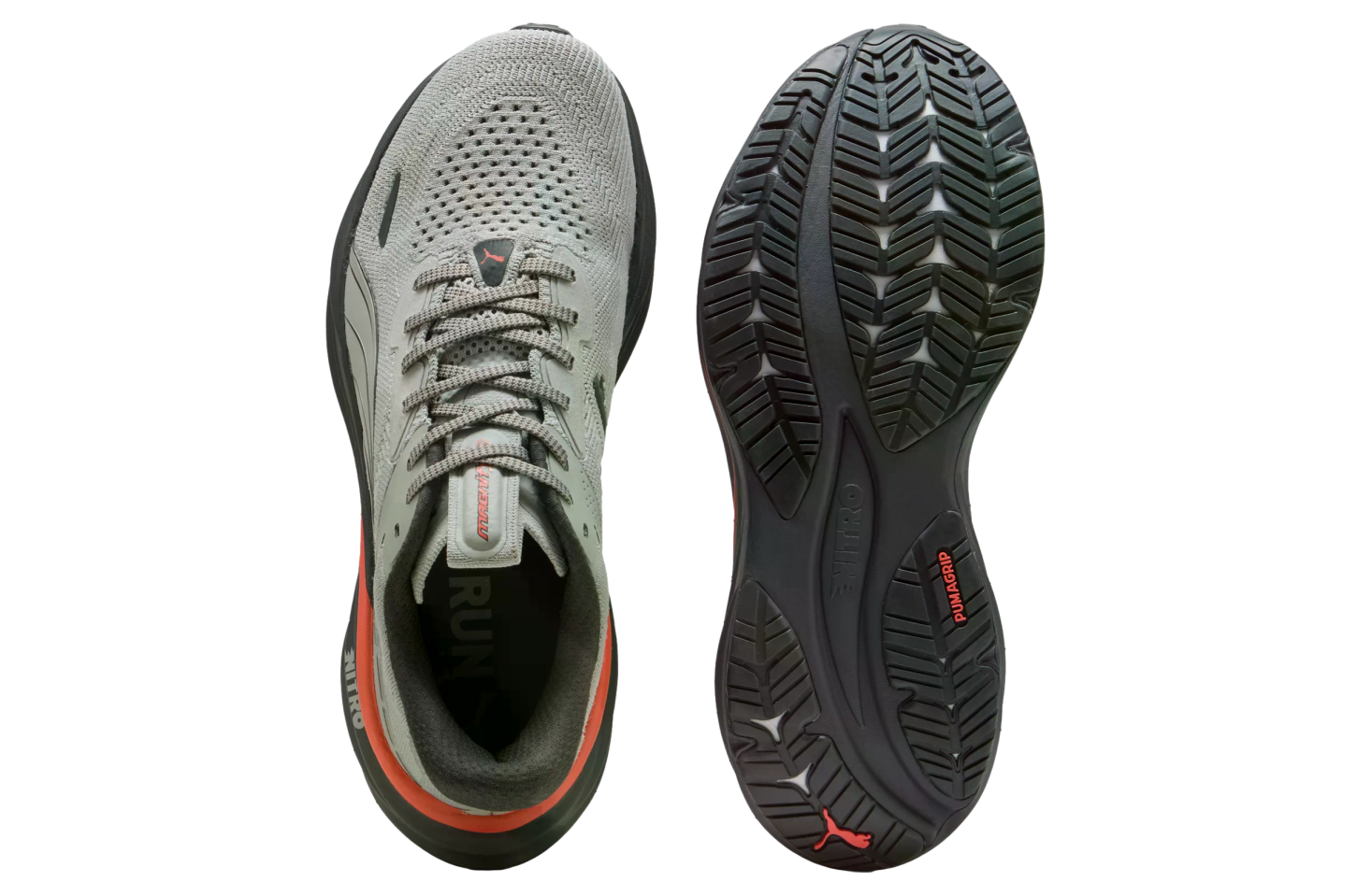 Puma Magnify Nitro 3 Gray Echo / Red Glamour