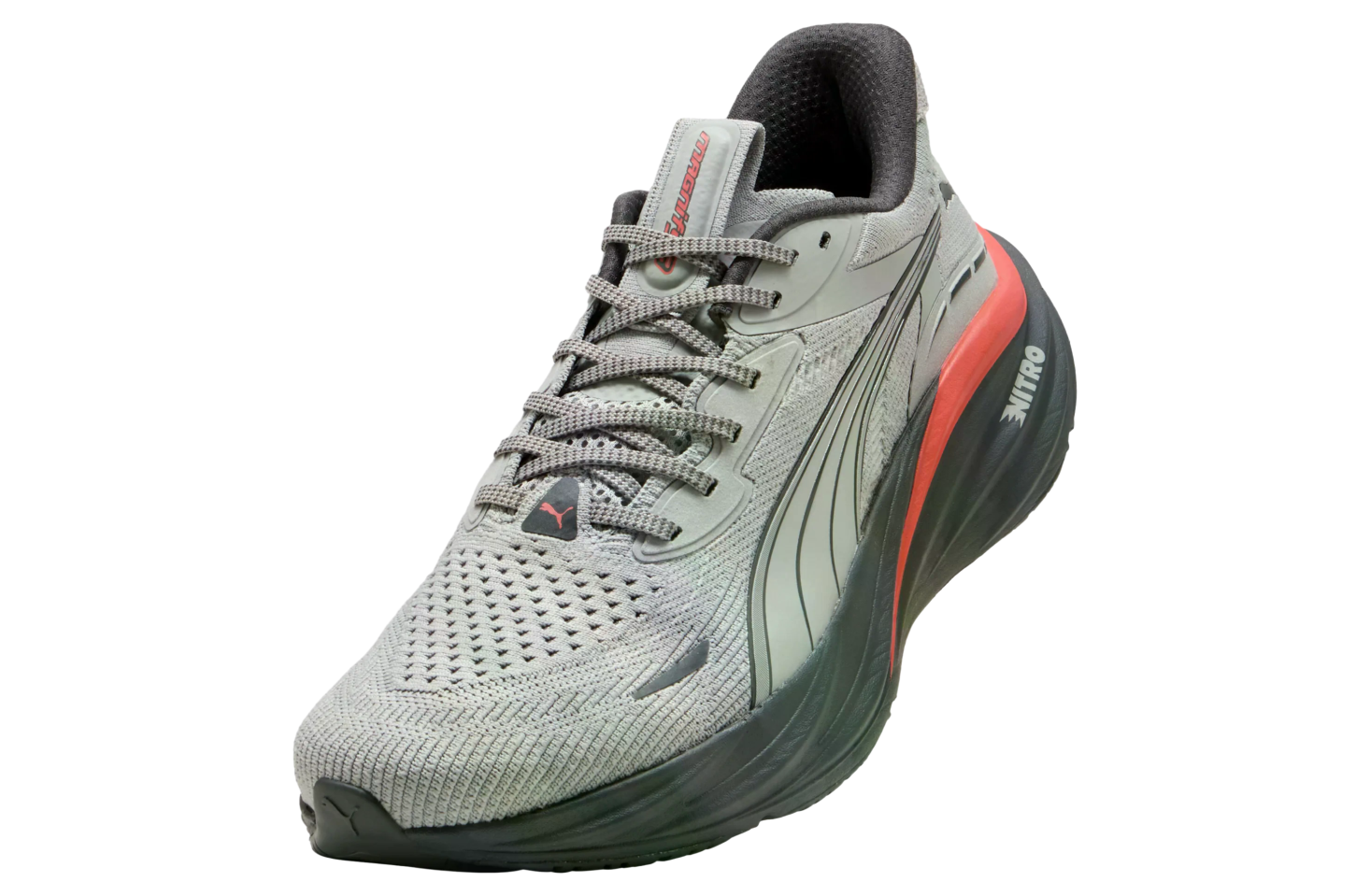 Puma Magnify Nitro 3 Gray Echo / Red Glamour