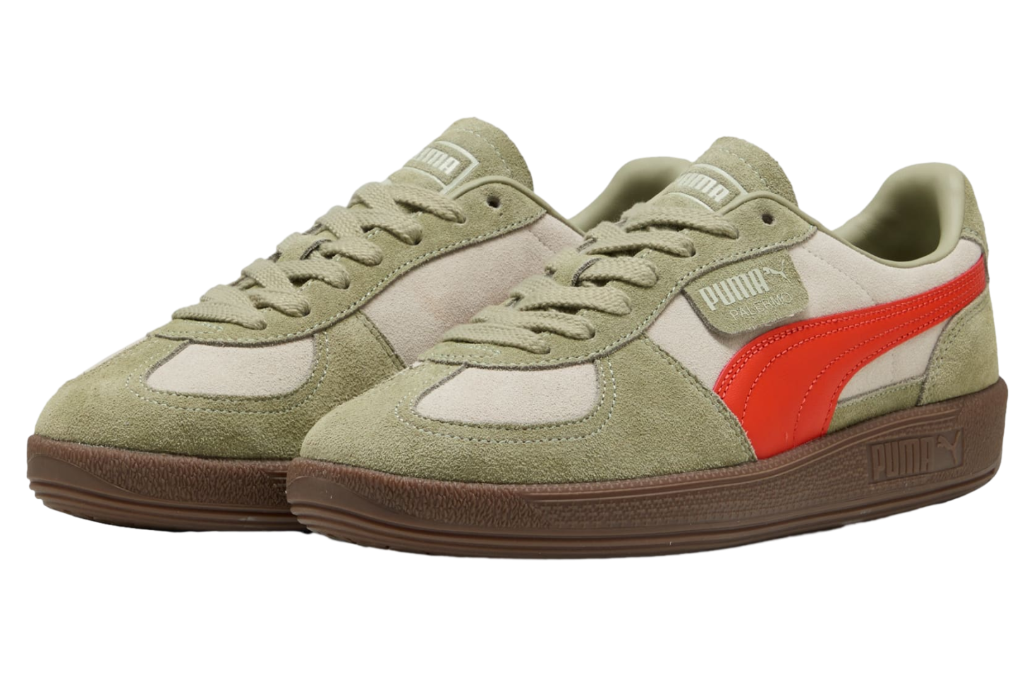Puma Palermo Desert Dust / Fierce Red