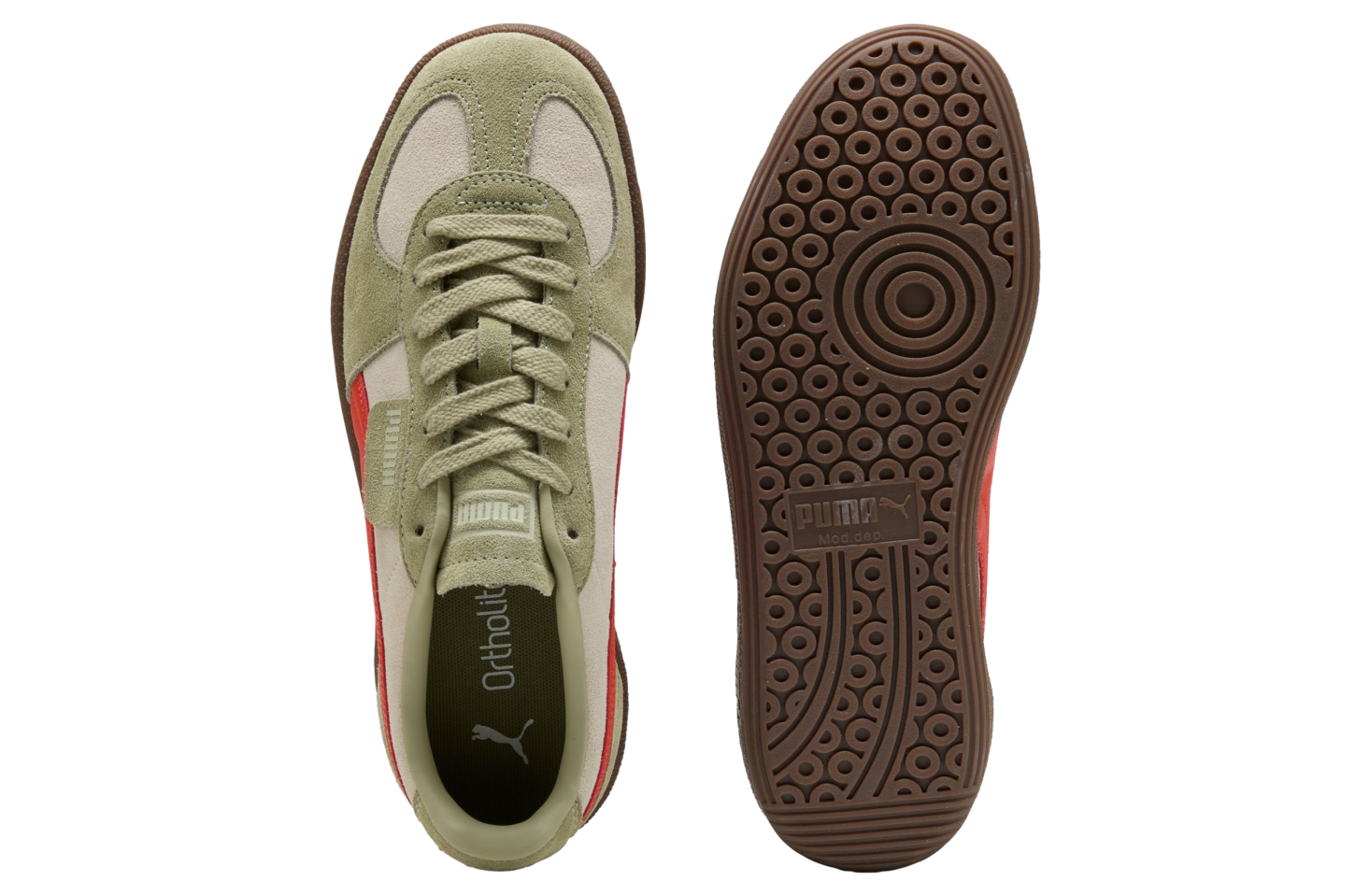 Puma Palermo Desert Dust / Fierce Red