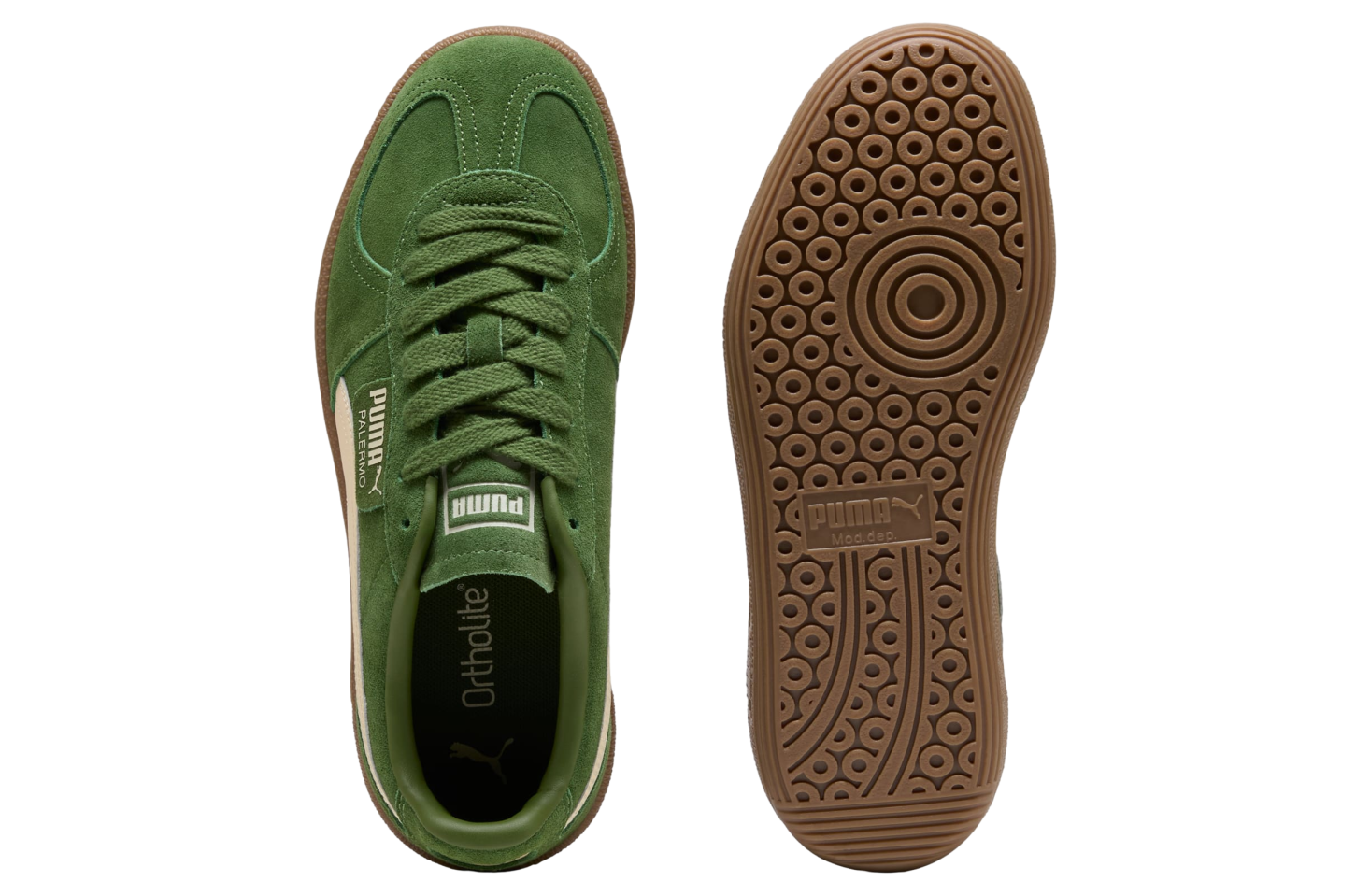 Puma Palermo Earthy Green / Buttercream