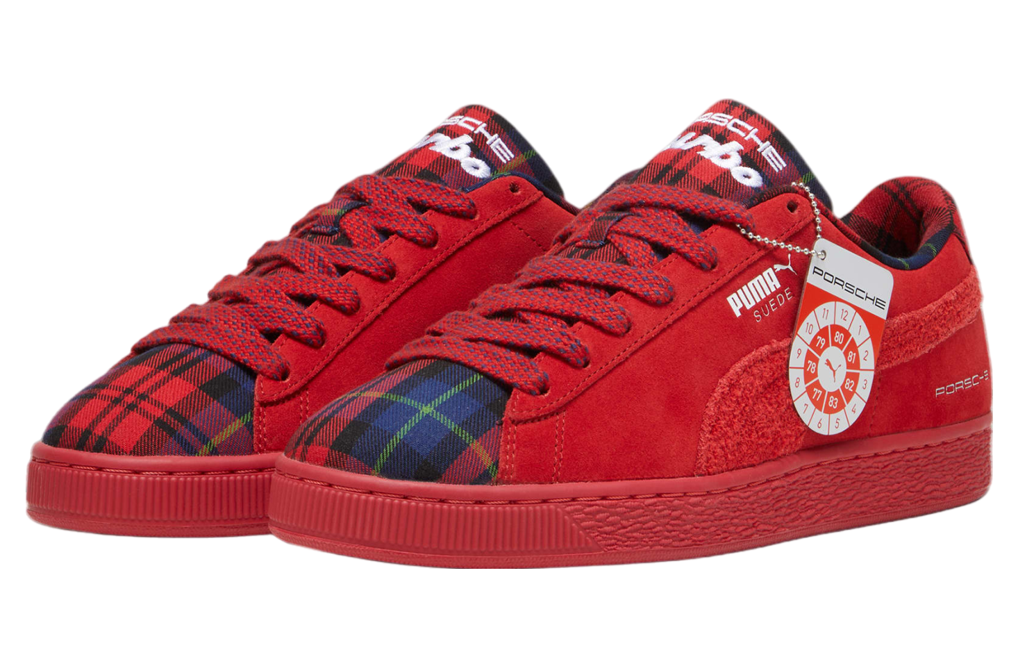 Puma Porsche Legacy Suede Classic Tartan Redmazing - Jun 2024 