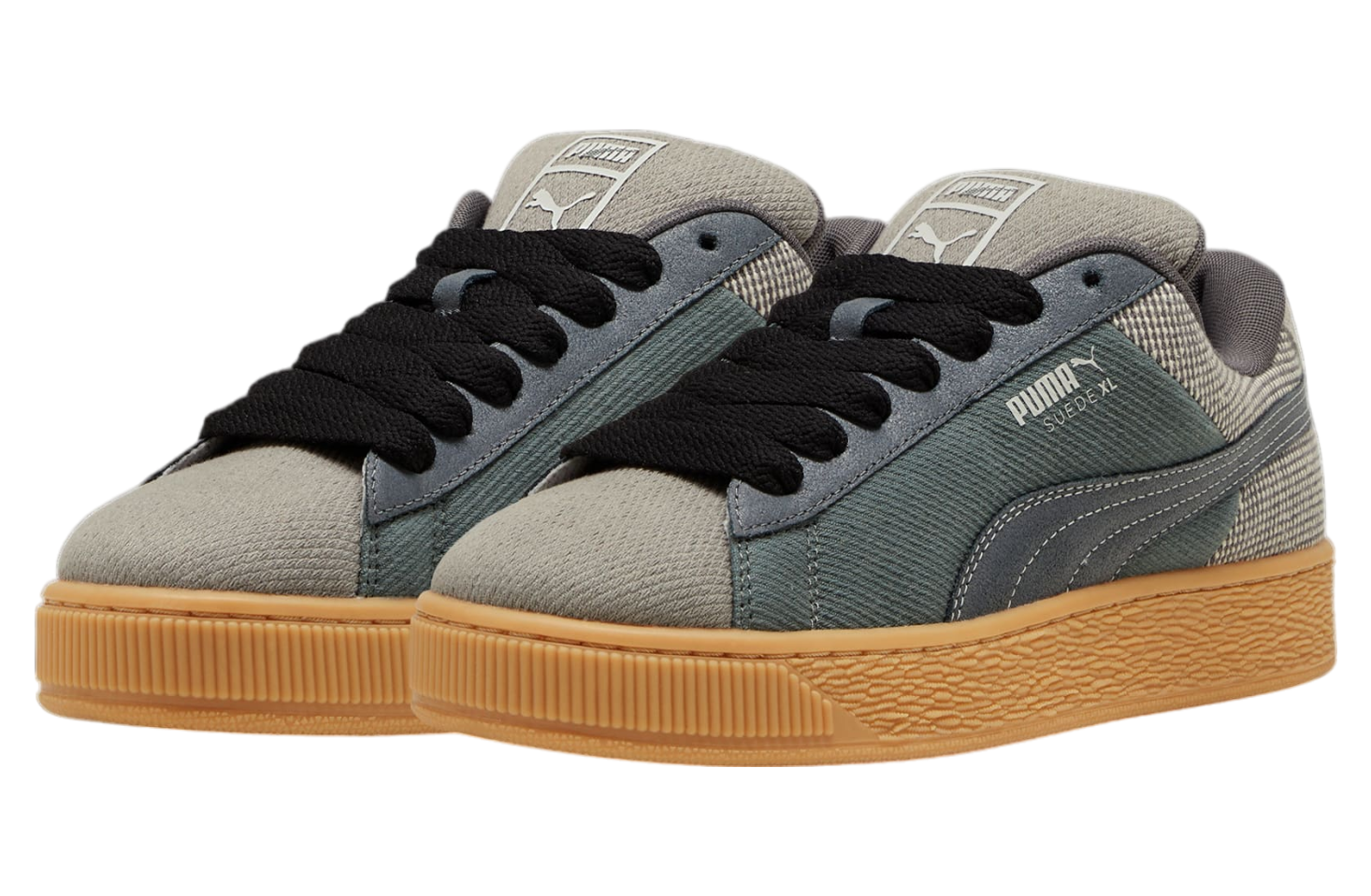 Puma Suede Xl Denim Shadow Gray / Warm White - Sep 2024 - 398397-02 ...