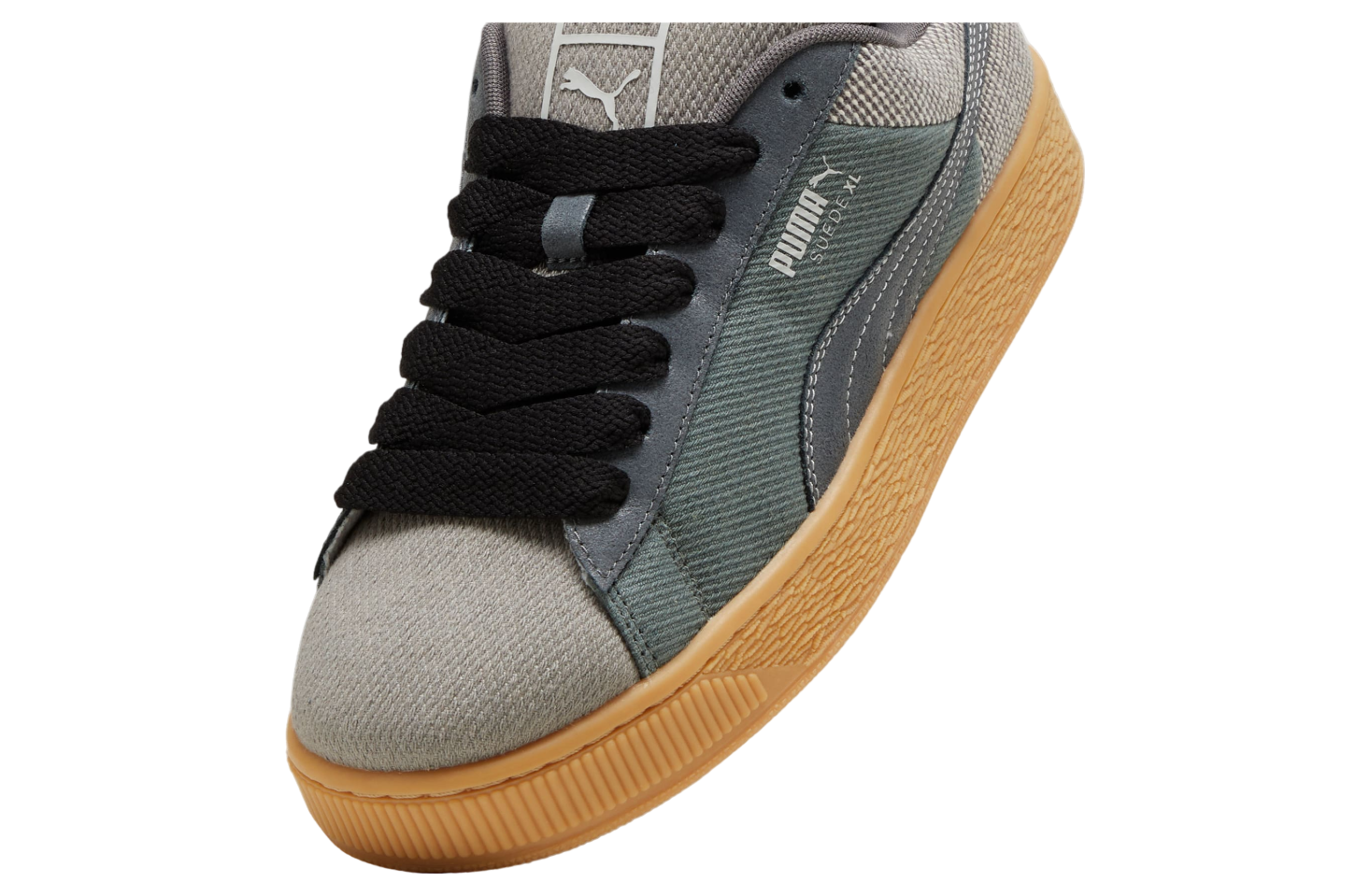 Puma Suede Xl Denim Shadow Gray / Warm White - Sep 2024 - 398397-02 ...