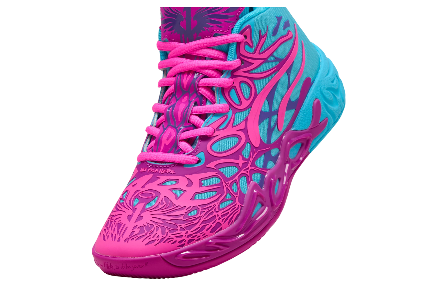 Puma x Lamelo Ball Mb.04 Iridescent Big Kids Deep Orchid / Poison