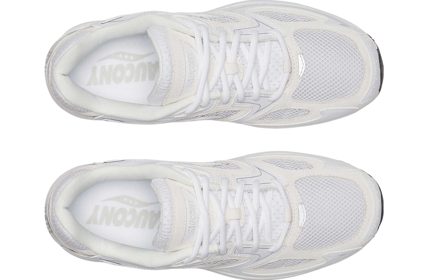 NEW SAUCONY unisex grid jazz 9 shoes in white/off white Size 8 - Saucony Grid Jazz 9 Suede Pack Ivory Mens S70898-6  main image 3