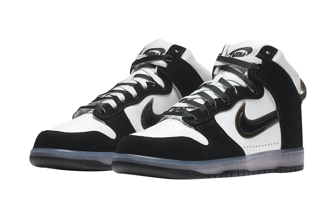 Slam Jam x Nike Dunk High Black White