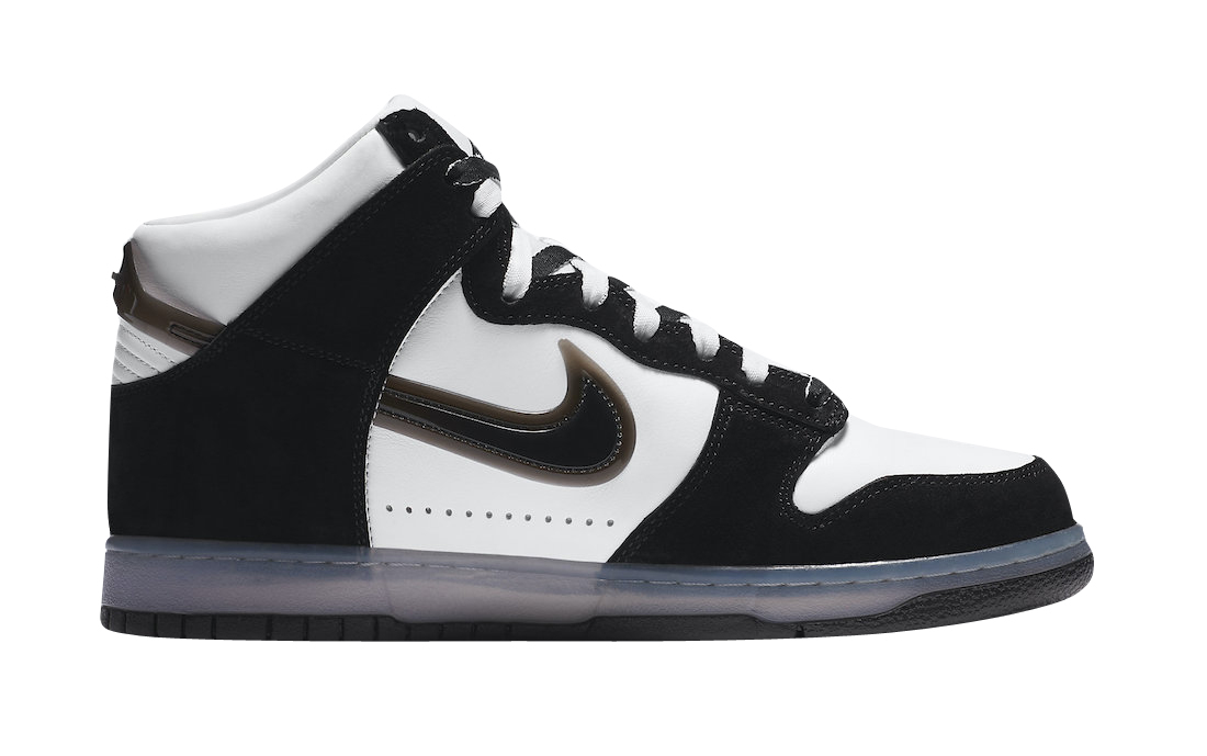 Slam Jam x Nike Dunk High Black White