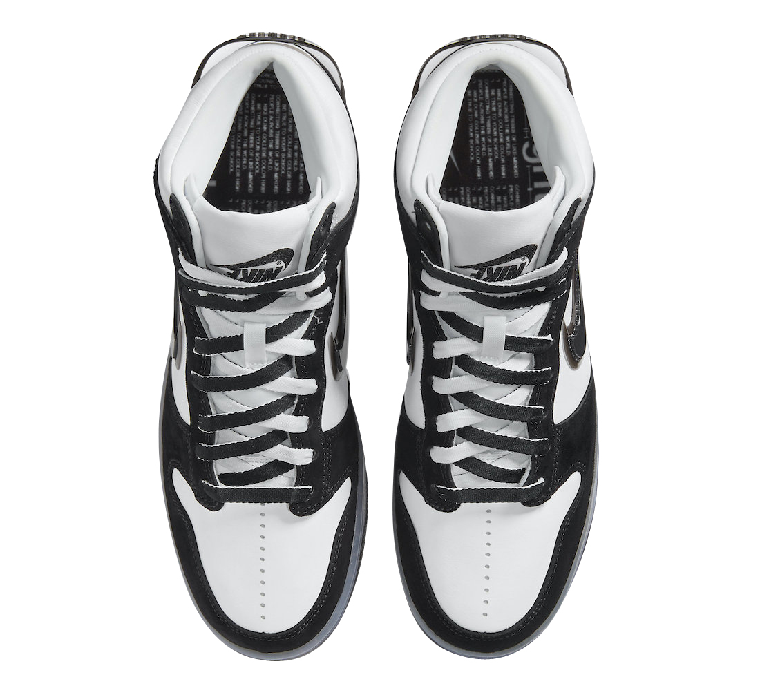 Slam Jam x Nike Dunk High Black White