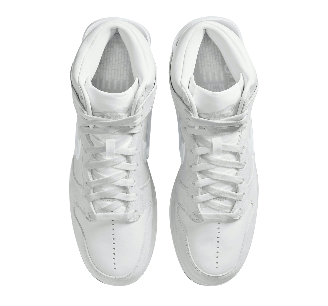 Slam Jam x Nike Dunk High White Pure Platinum