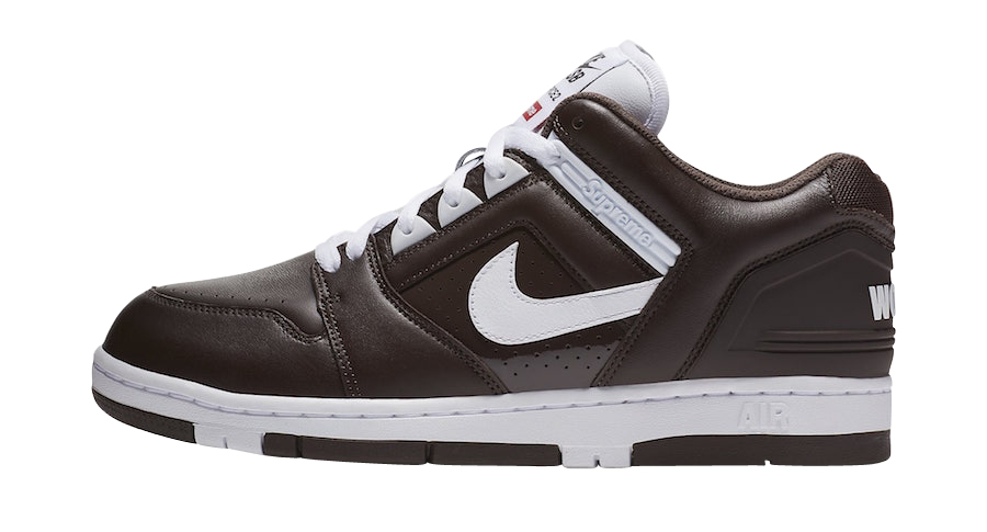 Supreme x Nike SB Air Force 2 Baroque Brown