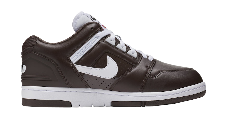 Supreme x Nike SB Air Force 2 Baroque Brown